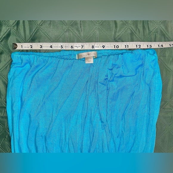 BOSTON PROPER Ombré Strapless Wrap Dress, sz XS, EUC - Picture 5 of 6